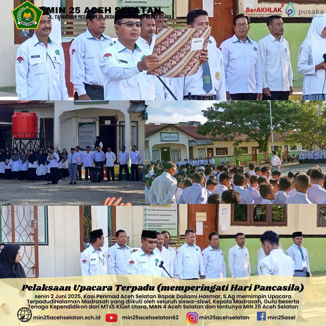 Upacara Terpadu Hari Lahir Pancasila 2025