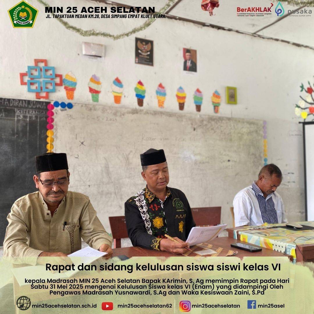 Rapat Kelulusan Siswa Tahun 2025